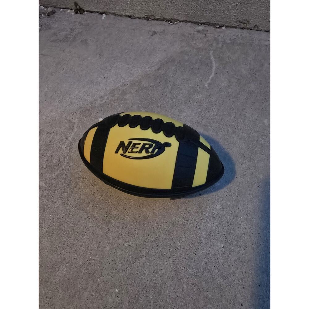 Vintage Nerf Football Weather Blitz Yellow and Black Foam 2005 Hasbro Rare